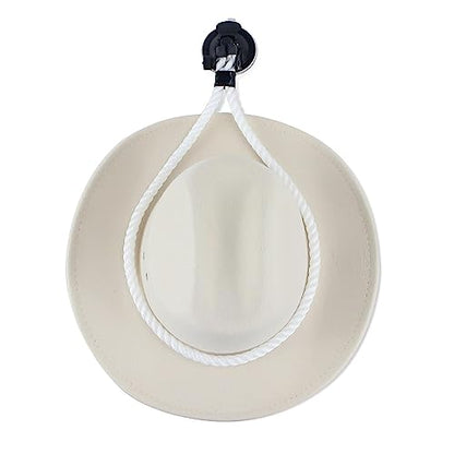 Hat Mounts Cowboy Hat Mounts for Your Vehicle, Cowboy Hat Holder Rack for Truck SUV Car, Cowboy Hat Rack with Suction Cup, Cowboy Hat Hanger for Car and Home (White) - color: White