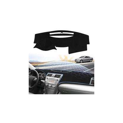 Sunsdrew Black Dash Cover for 2007-2011 Toyota Camry Dashboard Cover Mat - size: 07-11 Toyota Camry Dash Cover