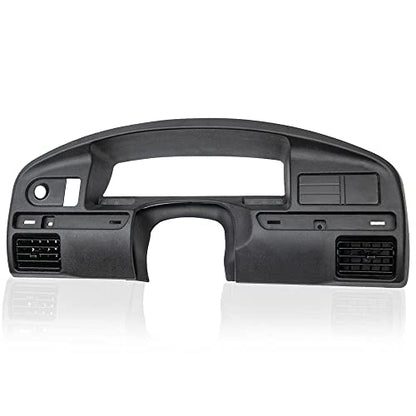 ANDPLAY Dash Panel Bezel Cover Compatible with Ford F150 F250 F350 1992 1993 1994 1995 1996 1997 With Gas Engine ONLY Black - size: 1992-1997 | Fit F150 F250