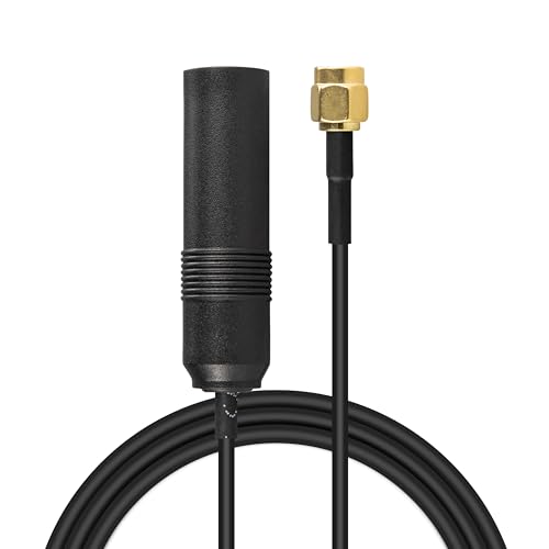 SMA Male to AM/FM Female RG174 Cable 12inch SMA to AM FM Coaxial Pigtail Jumper for GPS modules, Wi-Fi routers, or SDR dongles - size: SMA Male to AM/FM Female