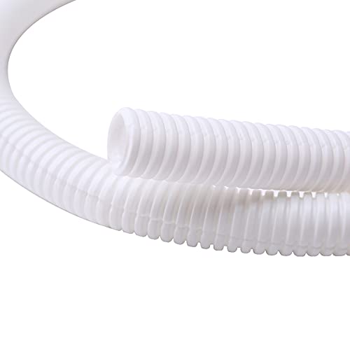 Alex Tech 100ft - 1/4 inch Split Wire Loom Tubing - White - color: White, size: 1/4"-100ft