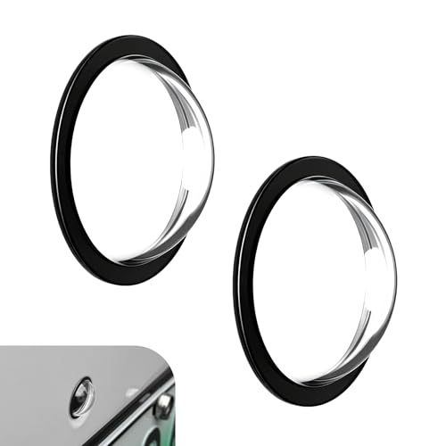 2 PCS Car Backup Camera Protector Covers, Clear HD Anti-Scratch Lens Cap, Car Rear View Camera Protection Cover, Universal for Most Cars