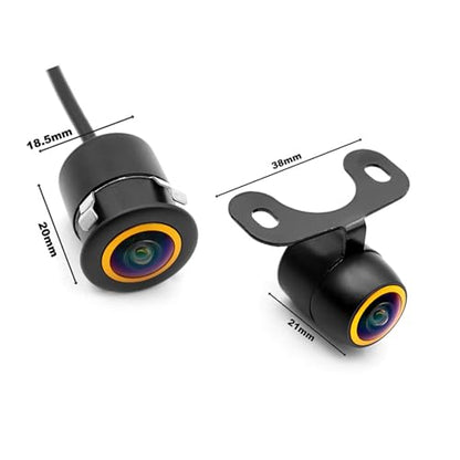 Backup Camera for Cars,Universal AHD 1080P Fisheye CCD Waterproof Wide View Angle Rear/Front View Back up Camera for HD Night Vision for Car Parking Assist Camera Reversing Parking Three Control Line