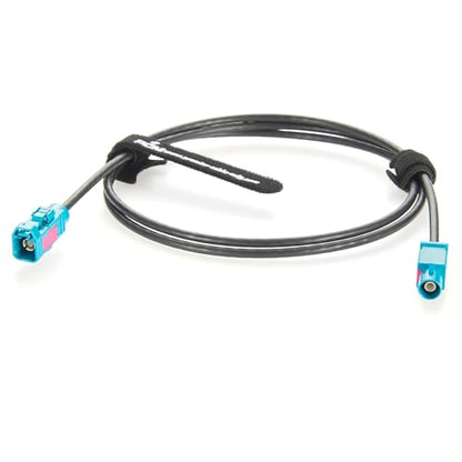 Rosenberger Fakra Z Cable Fakra Z Male Plug to Female RF Coaxial Cable 50 Ohm Vehicle Antenna Extension Cable 59Z114-000Z to 59Z113-000Z for ADAS, GPS Navigation, GMSL/FPD-Link Camera (1M/3.28FT) - size: 1M/3.28FT