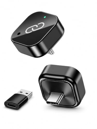 Wireless CarPlay Adapter USB C, Android Auto Mini Dongle - color: Black