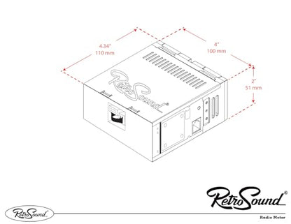 M1 Radio for 1967-68 Chevrolet Camaro/Pontiac Firebird LAB-M1-501H-03-73