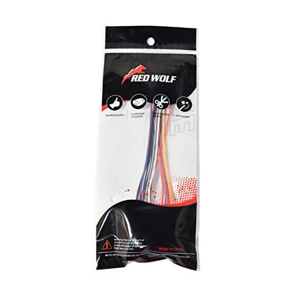 RED WOLF Radio Wiring Harness Connector Select for Toyota Camry Corolla Prius RAV4 1987-2019 Mount Aftermarket Car Stereo Wire Cable Plug
