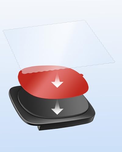 REDTIGER Adhesive and Electrostatic Stickers for F17 Elite / VC70 Dash Cam Mounting, Strong Windshield Grip, No Sticky Residue, Double-Sided Design