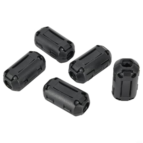 Clip-On Ferrite Core Noise Filter Set, for emi RFI Cable Suppressor Choke for USB Audio Video Power Cables, 5 Sizes 3.5-13mm(7mm) - size: 7mm