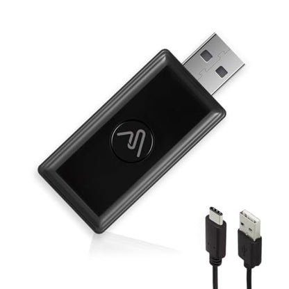 Wireless Carplay Adapter - Converts Wired to Wireless Carplay Dongle Plug & Play - Fit Cars 2015 or Newer with Factory Wired CarPlay - Micro Edition Black Matt (Piano Finish) - style: Piano finish