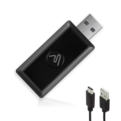 Wireless Carplay Adapter - Converts Wired to Wireless Carplay Dongle Plug & Play - Fit Cars 2015 or Newer with Factory Wired CarPlay - Micro Edition Black Matt (Piano Finish) - style: Piano finish