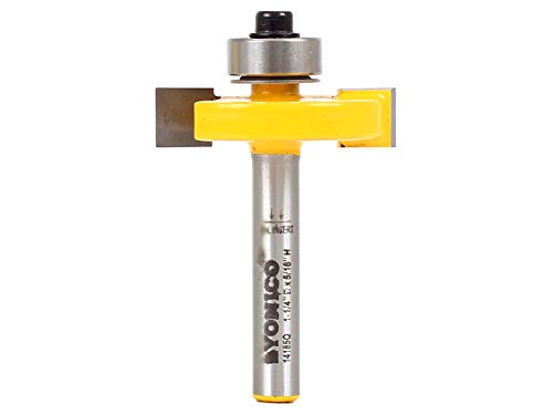 YONICO Slot Cutter Router Bit 5/16-Inch Height X 3/8-Inch Depth 1/4-Inch Shank 14185q - style: 5/16" Height - 3/8" Depth - 1/4" Shank
