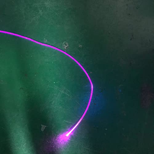 10ft Super Bright MMA Plastic Optic Side Glow LED Light Source Soft Plastic Optical Transparent Light Guide Material (Diameter 0.16in) - size: diameter 0.16in