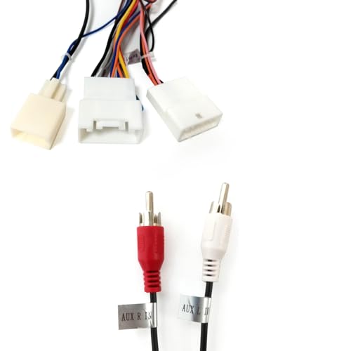 Car Head Unit Wire Hareness for Toyọta Caṃry Corọlla RAV4̣ 4Ruṇner Tacọma, Fit Toyọta Car Stereo Radio Power Cable USB CANBUS Decoder Adapter Support J-B-L Amplifier SWC