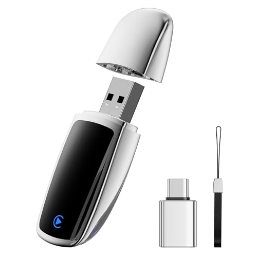 Wireless CarPlay Adapter for Apple iPhone Multi-User Connection（Silver） - color: Silver
