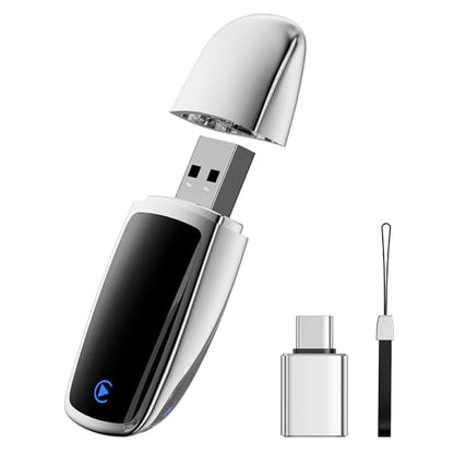 Wireless CarPlay Adapter for Apple iPhone Multi-User Connection（Silver） - color: Silver