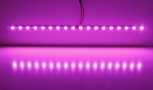iJDMTOY 18-SMD-5050 LED Strip Light Compatible with Car Trunk Cargo Area or Interior Illumination, Magenta Pink - style: Magenta Pink