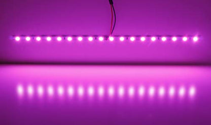 iJDMTOY 18-SMD-5050 LED Strip Light Compatible with Car Trunk Cargo Area or Interior Illumination, Magenta Pink - style: Magenta Pink