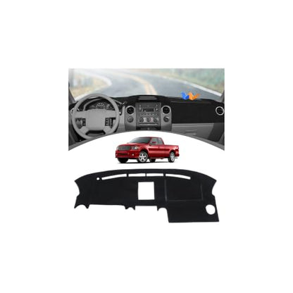 FIILINES Dash Cover for 2004-2008 Ford F150 F-150/2006-2008 Lincoln Mark LT, Dashboard Mat Exact Fit for F150 Accessories Dashboard Pad Carpet Dash Mat Sunshade Non-Slip Protector No Glare Black - size: For F150 2004-2008