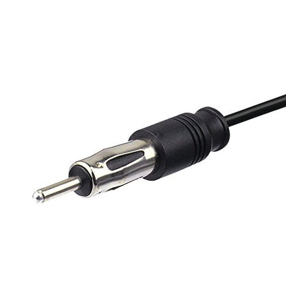 Bingfu Car Radio Antenna Extension Cable 50cm / 20 inch FM AM Radio Car Antenna Extension Coaxial Cable Cord DIN Plug Connector for Vehicle Truck Stereo Head Unit CD Media Receiver Player - size: 20 inch / 50cm
