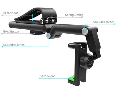 Ivieicip Car Phone Holder - 360 Rotatable and Adjustable, Compatible with All Smartphones, Stylish and Practical - color: A2