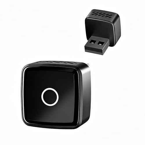 Wireless CarPlay/Android Auto Mini Adapter 2-in-1 Plug&Play Dongle for OEM Wired CarPlayAndroid Auto Cars After 2016 Fast Auto-Reconnect Keep Factory Controls Support iOS 10+ / Android 11+