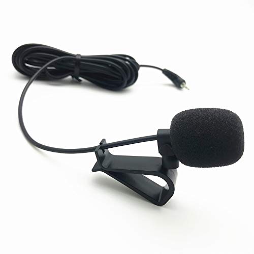 Car Microphone 2.5mm Stereo External Mic Car Radio Microphone Compatible with for Pioneer Vehicle Head Unit car Stereo Enabled Audio GPS DVD