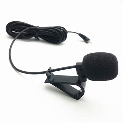 Car Microphone 2.5mm Stereo External Mic Car Radio Microphone Compatible with for Pioneer Vehicle Head Unit car Stereo Enabled Audio GPS DVD