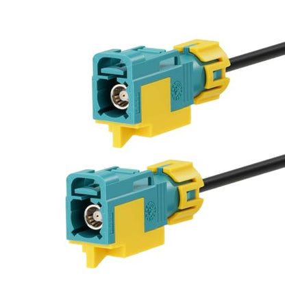 Eightwood Waterproof Fakra Z Female to Female Car Antenna Cable 0.98 Feet - size: 0.98ft/30cm