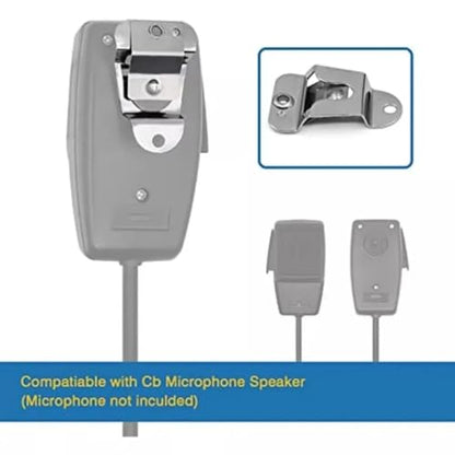 2Pack Microphone Clip CB Mic Holder CB Mic Hanger Microphone Clips