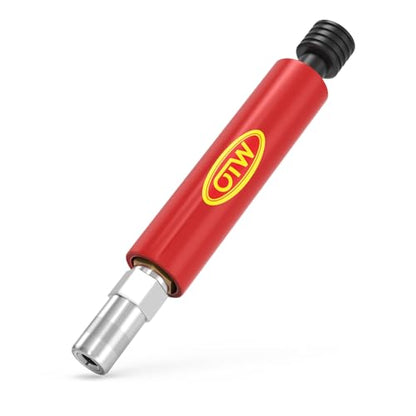 Grease Fitting Cleaning Tool, Cleans and Flushes Out Old Dried Grease from Fittings, Pins, Shafts, Bushings, and Joints. Uses Penetrating Fluid and Hydraulic Pressure, Red - color: Red