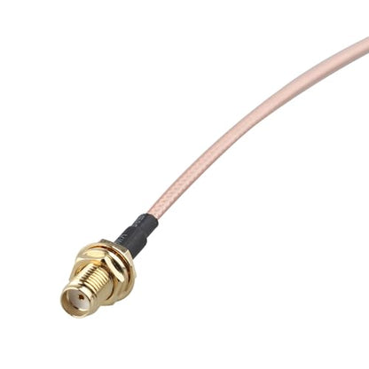 2pcs SMA Female Bulkhead Mount to SMA Male Right Angle Antenna Extension Cable RG316 Coaxial Cable 30cm/12 inch Compatible with 4G LTE Router USB Adapter RTL SDR Receiver IoT Gateway