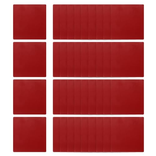 40 Pcs Double Sided Adhesive Pads, 0.79" x 0.79" Dash Cam Sticky Pads Self-Adhesive Square Mounting Foam Tape Waterproof & Heat Resistant for Car Walls Picture Home Decor, Red - size: 0.79" x 0.79"
