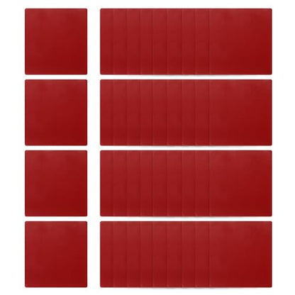 40 Pcs Double Sided Adhesive Pads, 0.79" x 0.79" Dash Cam Sticky Pads Self-Adhesive Square Mounting Foam Tape Waterproof & Heat Resistant for Car Walls Picture Home Decor, Red - size: 0.79" x 0.79"