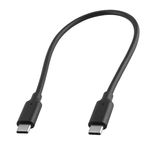 Audio Adapter Cable SC16 SC22 USB C to USB C for Rode Wireless GO II, ME, Pro, GO 2 Aux Cord Compatible with iPhone 16 15, McBook, PC, Laptop, Samsung Phones with USB-C Port 300mm - Black