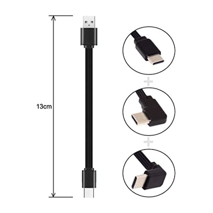 chenyang 3 Pack USB-C Cable Set, USB 2.0 Type A Male to USB C Male, 4 Wires, 5V 2A, 13cm - style: 3 PACK USB 2.0 Type A Male to USB C Male