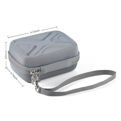 Digital Camera Case for AbergBest 21 Mega Pixels 2.7" LCD Rechargeable HD/Kodak Pixpro/Canon PowerShot ELPH 180/190/Sony DSCW800/DSCW830 Cameras, Travel Carrying Protective Case for Camera- Grey - color: Grey