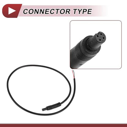 for Monitor and Backup Reverse Rear View Parking Camera Video Cable Extension Backup Camera 4Pin Female Video Cable 0.5m/1.64ft Black Plastic,Metal - size: 0.5m/1.64ft, style: 4Pin