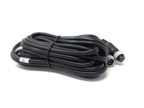 Vehicle Dash Cam 6pin Video Extension Cord, 10ft - with Aeronautic Adapter for Backup Camera and AI Video Systems - Car Accessories - Compatible with RVs, Cars, Trucks, and Wireless Dash Cams - size: 4 Pin 15FT