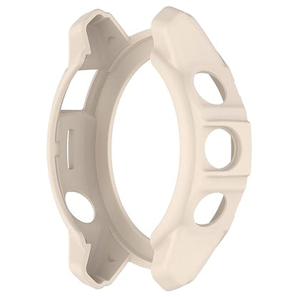 Case Compatible with Garmin epix Pro (Gen 2) 47mm,TPU Screen Cover Anti-Scratch Bumper Frame Replacement Protective Case for Epix Pro 47mm (Apricot) - color: Apricot