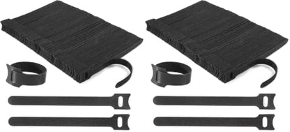 Nettbe Reusable Cable Ties, 210 PCS 6 Inches Adjustable Cord Straps Wire Organizer Cord Wrap and Hook Loop Cable Management (Pack of 2) - size: 6inches-210PCS (Pack of 2)