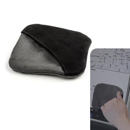 Car Screen Cleaner, Square Microfiber Screen Cleaning Cloth, Foldable Auto Screen Cleaning Pad, Touch Screen Cleaner Cloth for Vehicle Dashboard LCD Display, Car Interior Cleaning Wipes