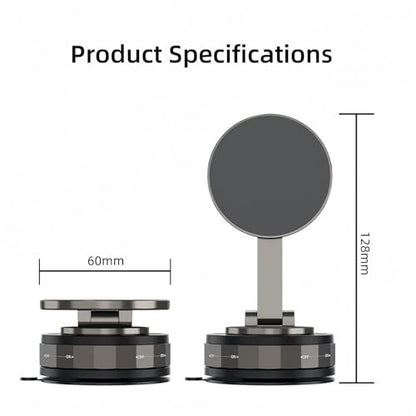 Car Phone Holder for Magsafe [98LBS Suction & 2400gf Magnetic] 360° Rotatable Adjustable Car Phone Mount with Vacuum Suction Cup, Car Phone Holders for Your Car for iPhone Series & Android - color: D. T30-Black Base