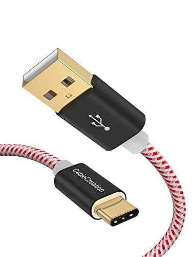 Short USB C to USB A 0.8ft,USB A to Type C Cord for iPhone/Laptop/Carplay - color: Red, size: 0.8FT