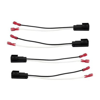 4PCS Speaker Harness Adapter Connector, 72-5600 Car Front Rear Door Speakers Adaptor Plug, Compatible with Ford F150 F250, Escape, Mustang, Lincoln, Mercury, Mazda