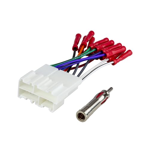 Scosche GM2AB Car Radio Wiring Harness and Antenna Adapter Compatible with Select 1986-05 GM, Buick, Cadillac, Chevy, GMC, Oldsmobile, Pontiac, Saturn Vehicles - Aftermarket Stereo Receiver Wire Kit - style: Wire Harness & Adapter Bundle