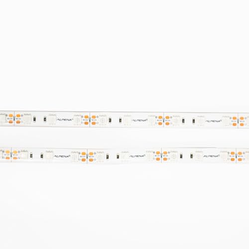 Alpena Max LED Light Strips (2 x 12) – 5053 SMD Chips, 80% More Light Output, Non-Yellow Diamond Clarity Coating, Flexible & Water-Resistant – Includes Genuine 3M VHB Tape, Blue - color: Blue