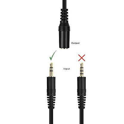 3.5mm Stereo Male to Female Extension Audio Cable Cord (15 Feet) - size: 15 Feet