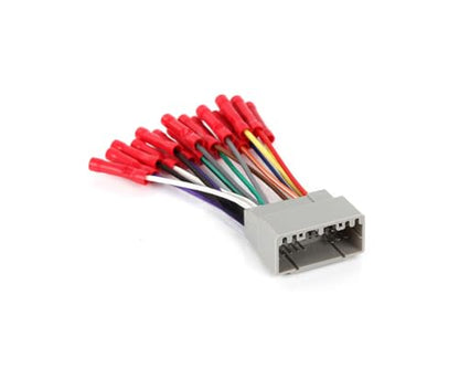 Scosche CR02BCB Car Radio Wiring Harness Kit with Crimp Connectors Compatible with Select 2002-07 Chrysler, Dodge and Jeep Vehicles - Stereo Wire Adapter - See Guide in Images for Vehicle Fitment - style: Wire Harness w/ Pre-Installed Wire Connectors