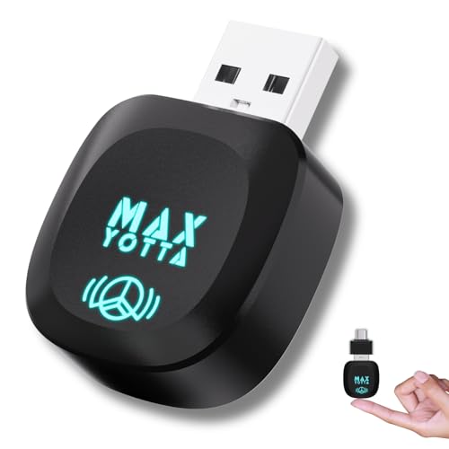 Wireless CarPlay Dongle for iPhone, Mini Plug & Play Car Play Adapter